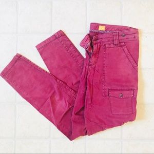 Anthropologie Red Pilcro Cigarette Jeans